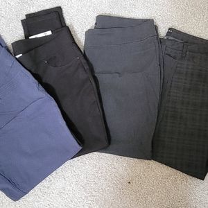 4 pair Bundle - Comfy stretch work pants.